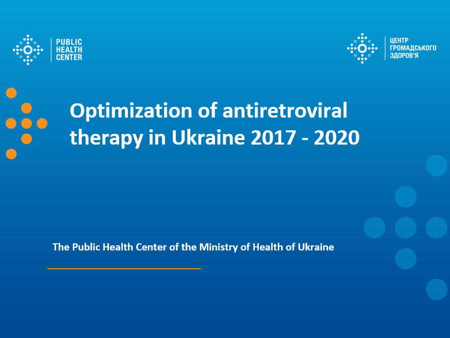 Optimization of ARV in Ukraine by dr. Larysa Hetman